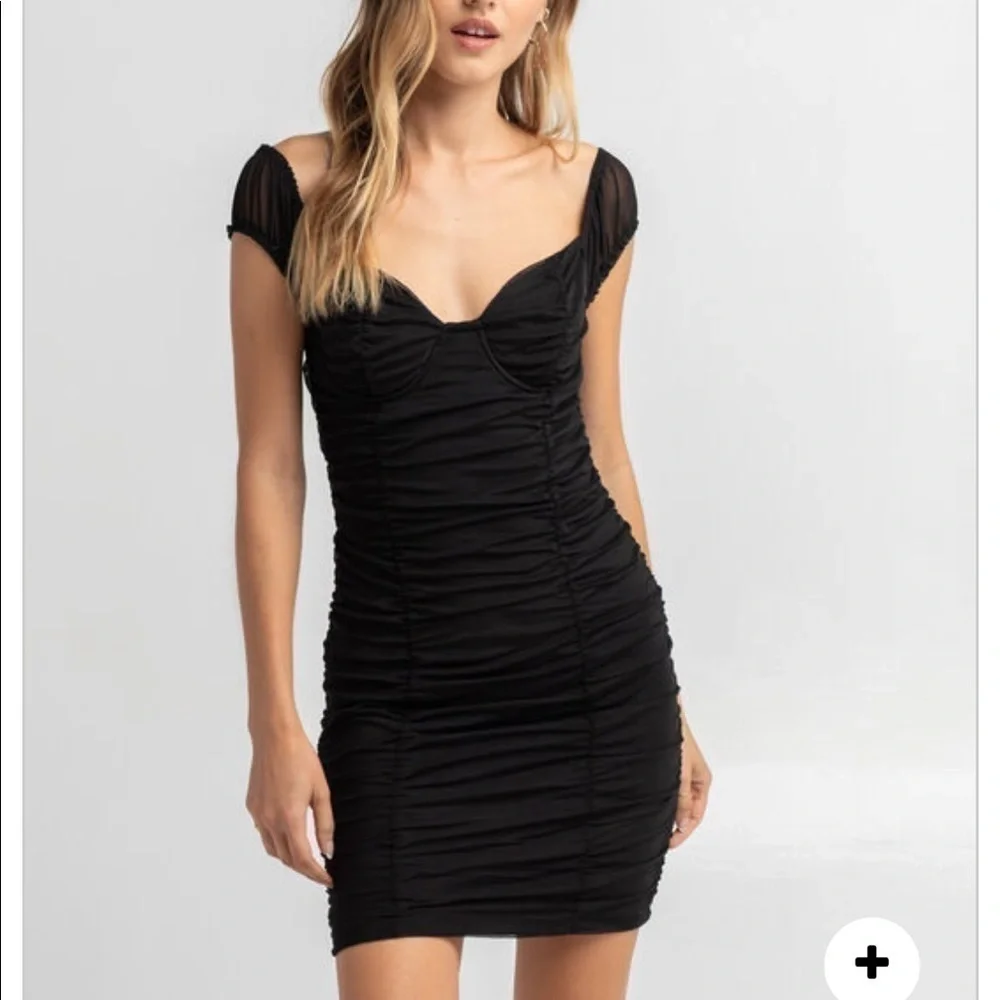 𝅺nwt Bustier cinched mini dress - Picture 3 of 5